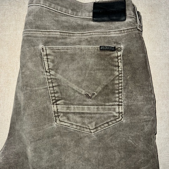 Hudson Green Corduroy Jeans Size 38 - Picture 1 of 6